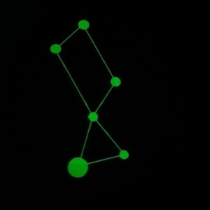 LYRA The Lyre Glow In The Dark CARD Stargo Game Replacement Piece